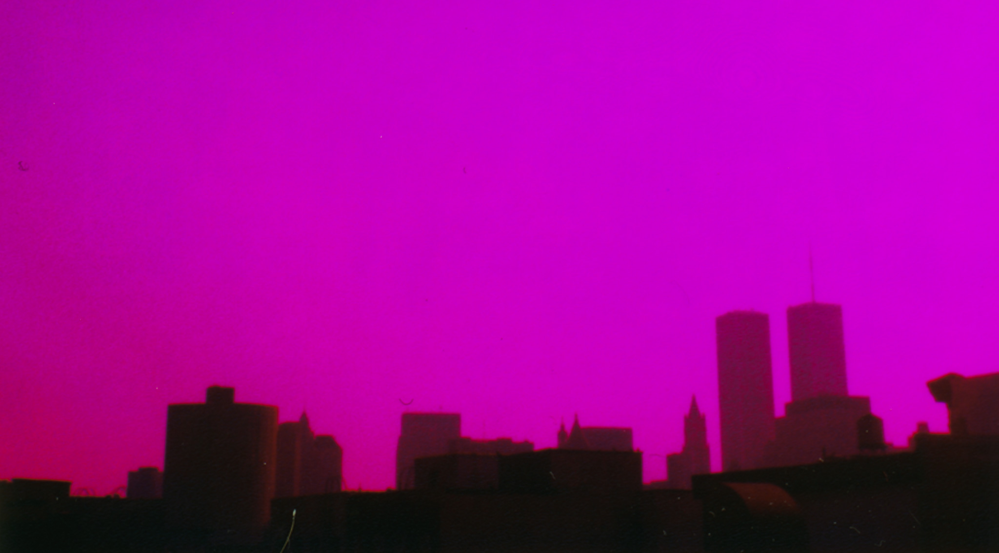 Pink New York 1997 Polaroid
